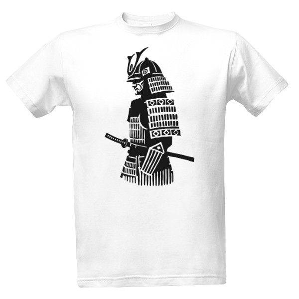 Tričko s potiskem Samurai tribal B
